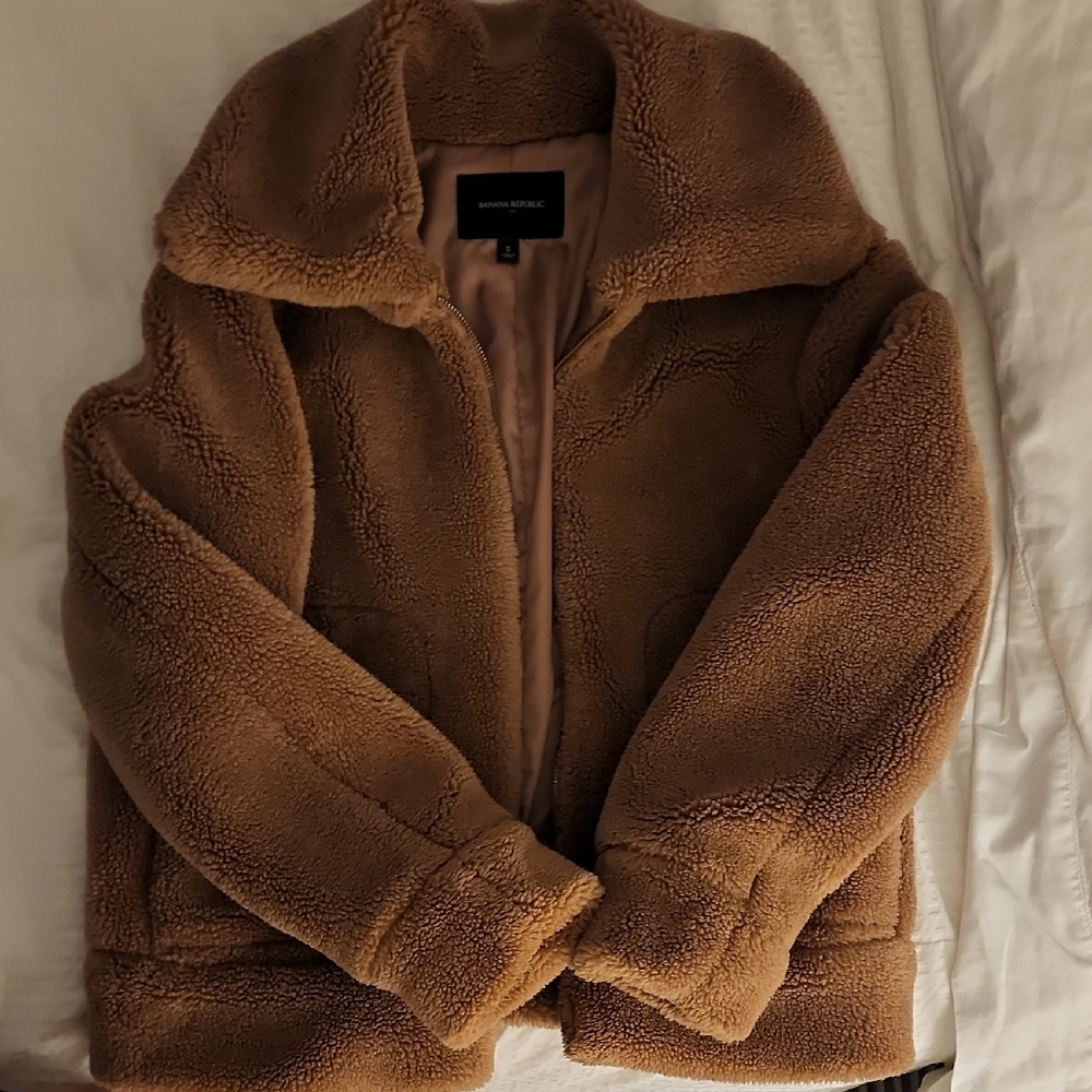 Brown Faux Fur Jacket